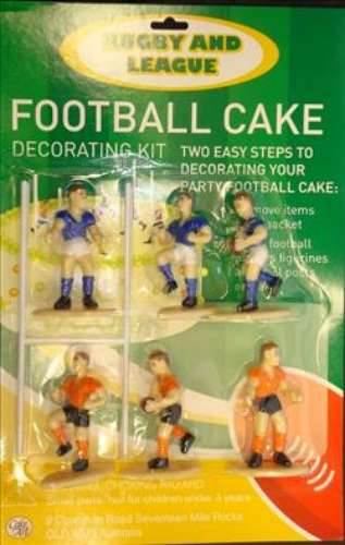 Rugby and League Decorating Kit - Click Image to Close